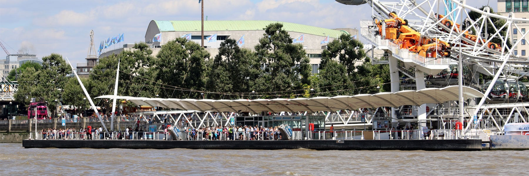 Waterloo Millennium Pier (London Eye Pier), Charters & Cruises